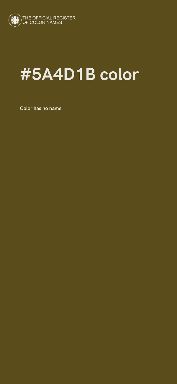 #5A4D1B color image