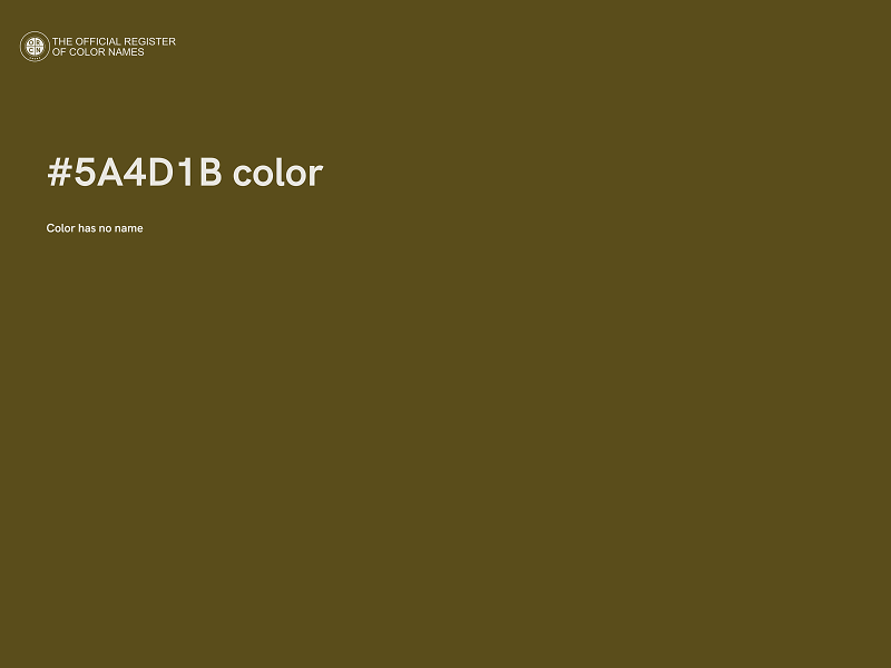 #5A4D1B color image