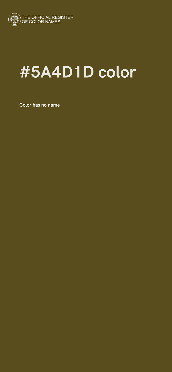 #5A4D1D color image