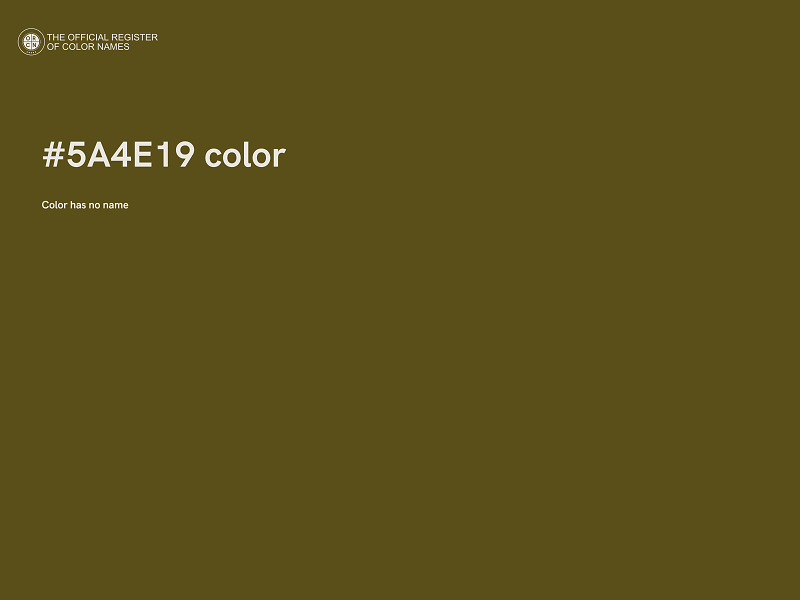 #5A4E19 color image