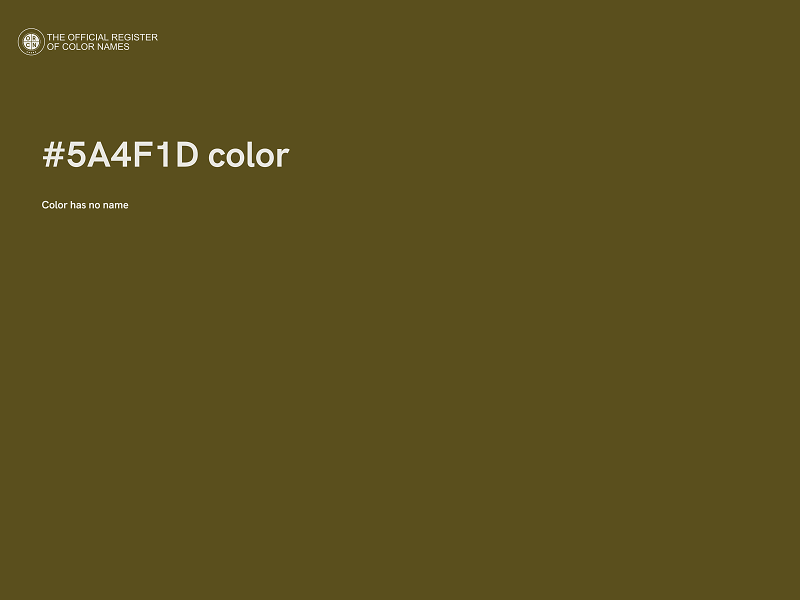 #5A4F1D color image