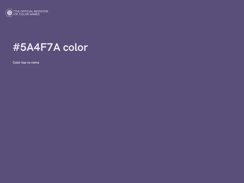 #5A4F7A color image