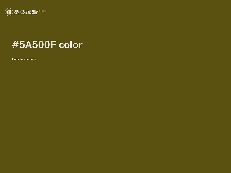 #5A500F color image