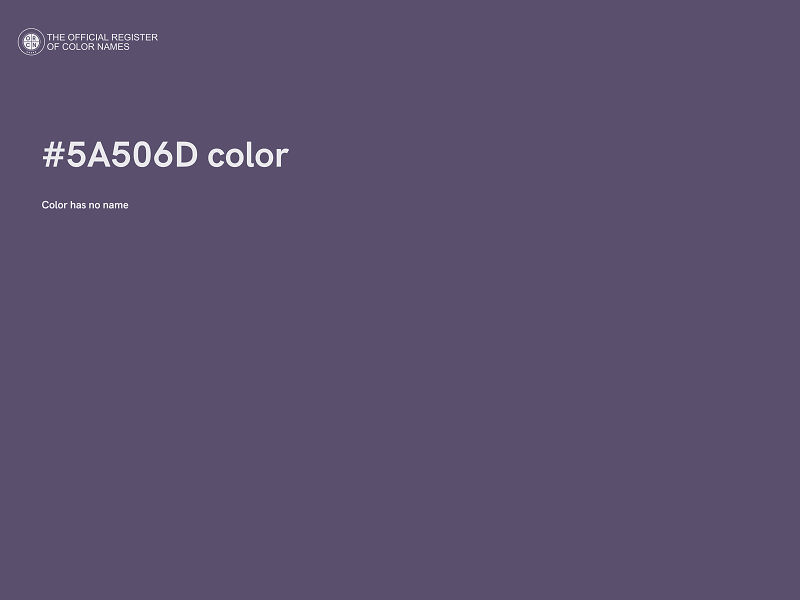 #5A506D color image