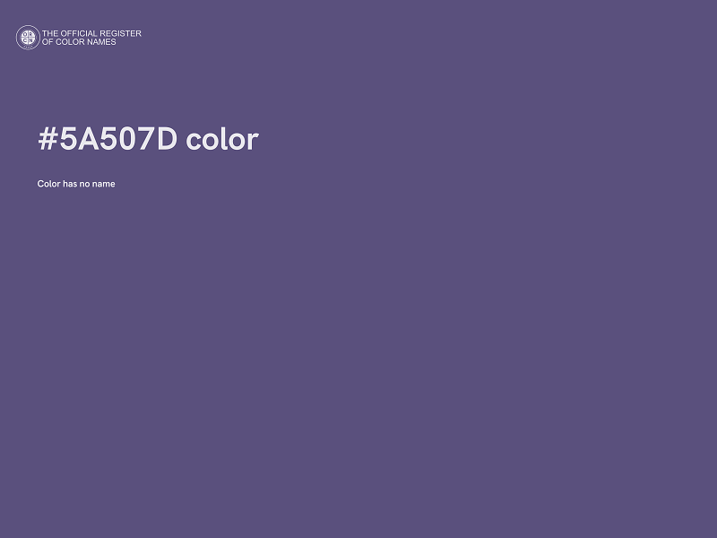 #5A507D color image