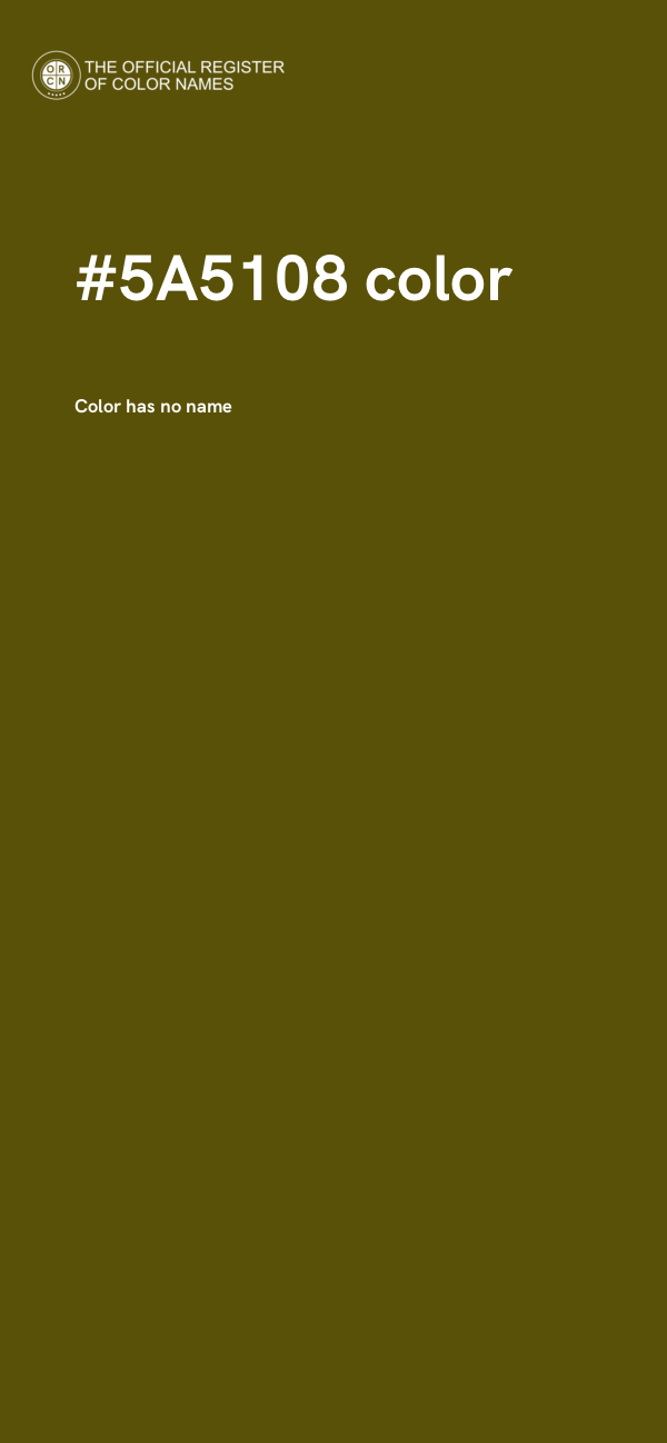 #5A5108 color image