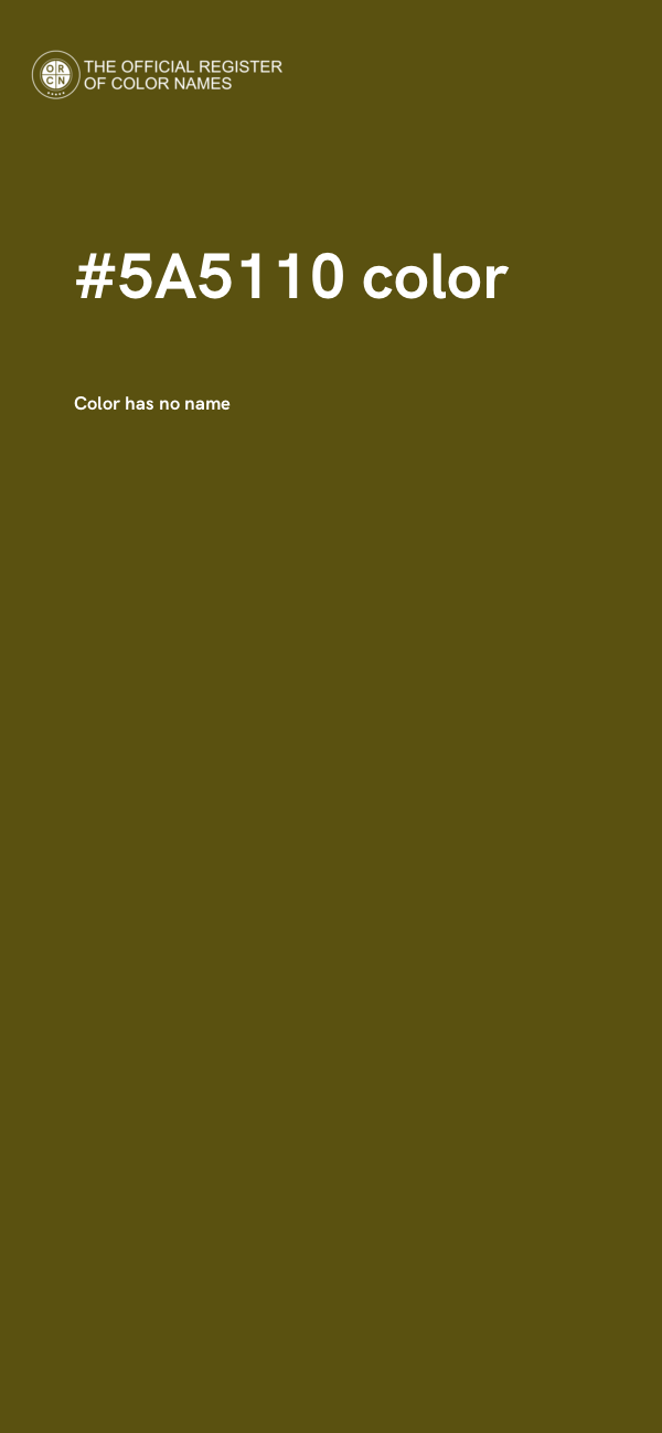 #5A5110 color image