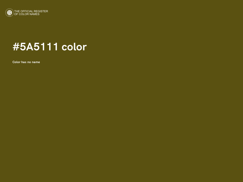 #5A5111 color image