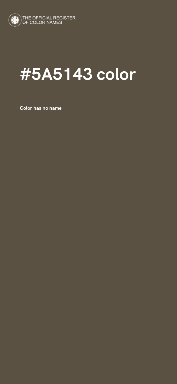 #5A5143 color image