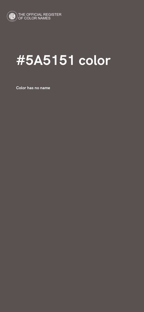 #5A5151 color image
