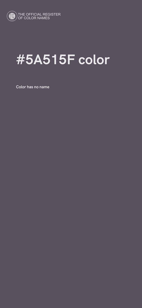 #5A515F color image