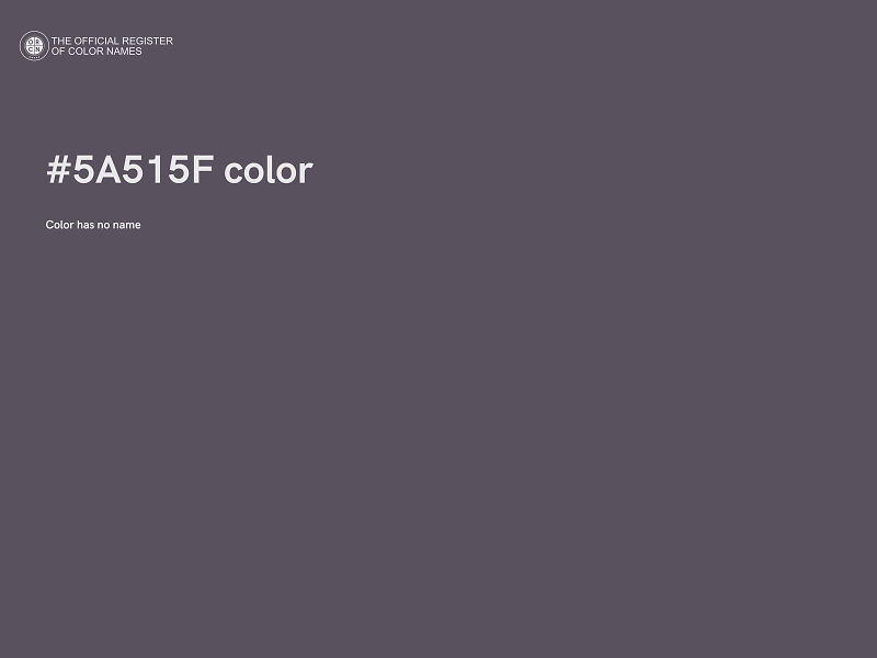 #5A515F color image
