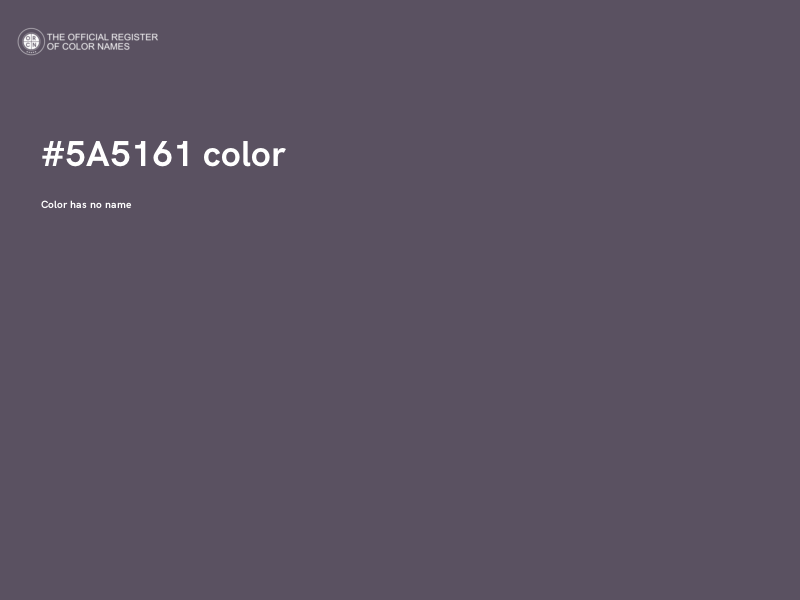 #5A5161 color image