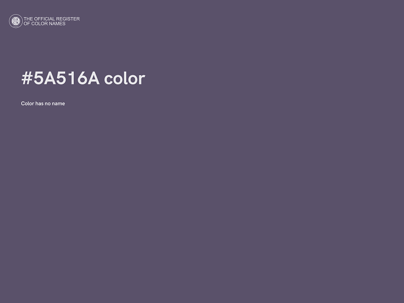 #5A516A color image