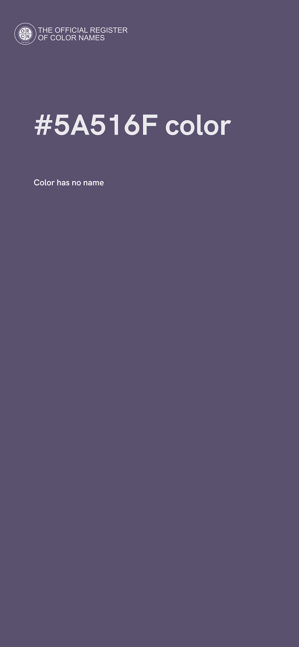 #5A516F color image