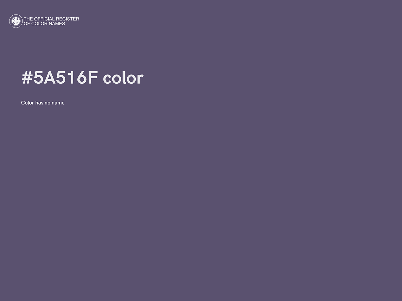#5A516F color image