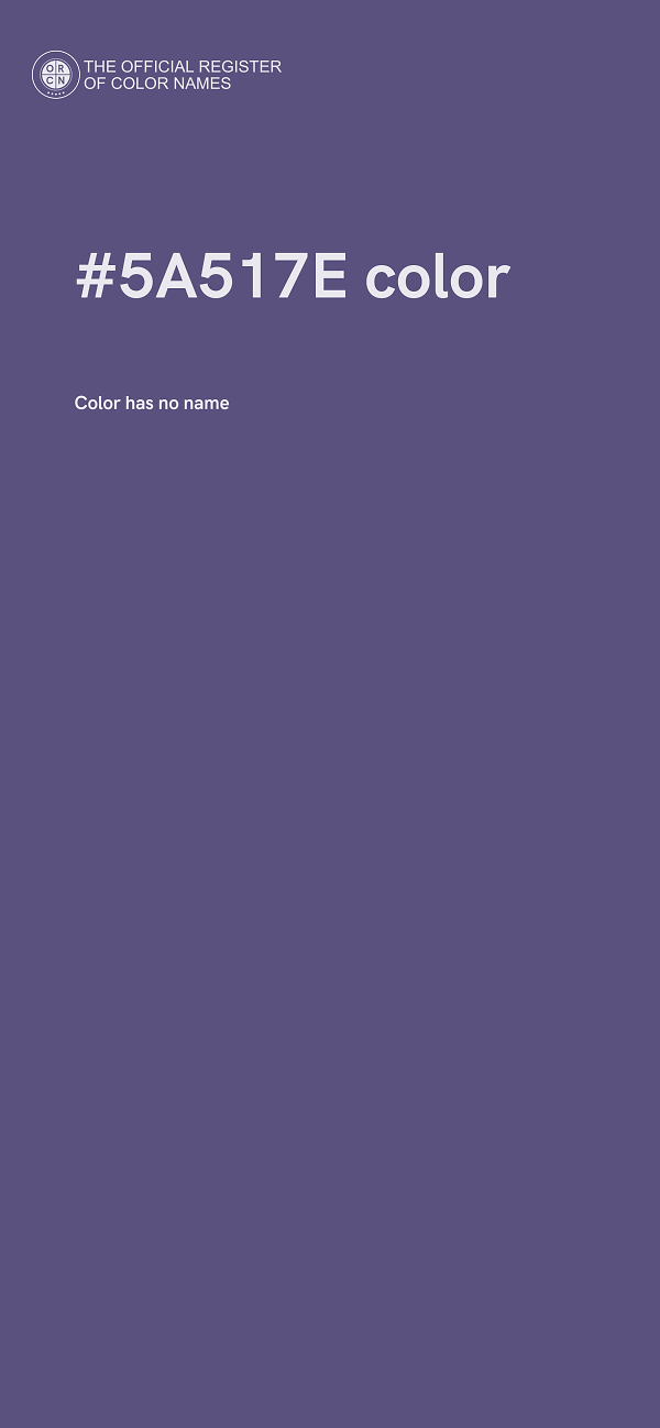 #5A517E color image
