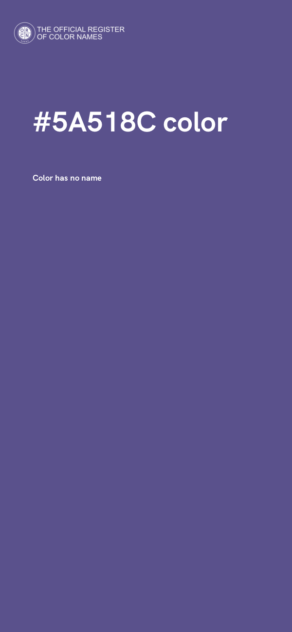 #5A518C color image