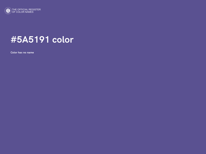 #5A5191 color image