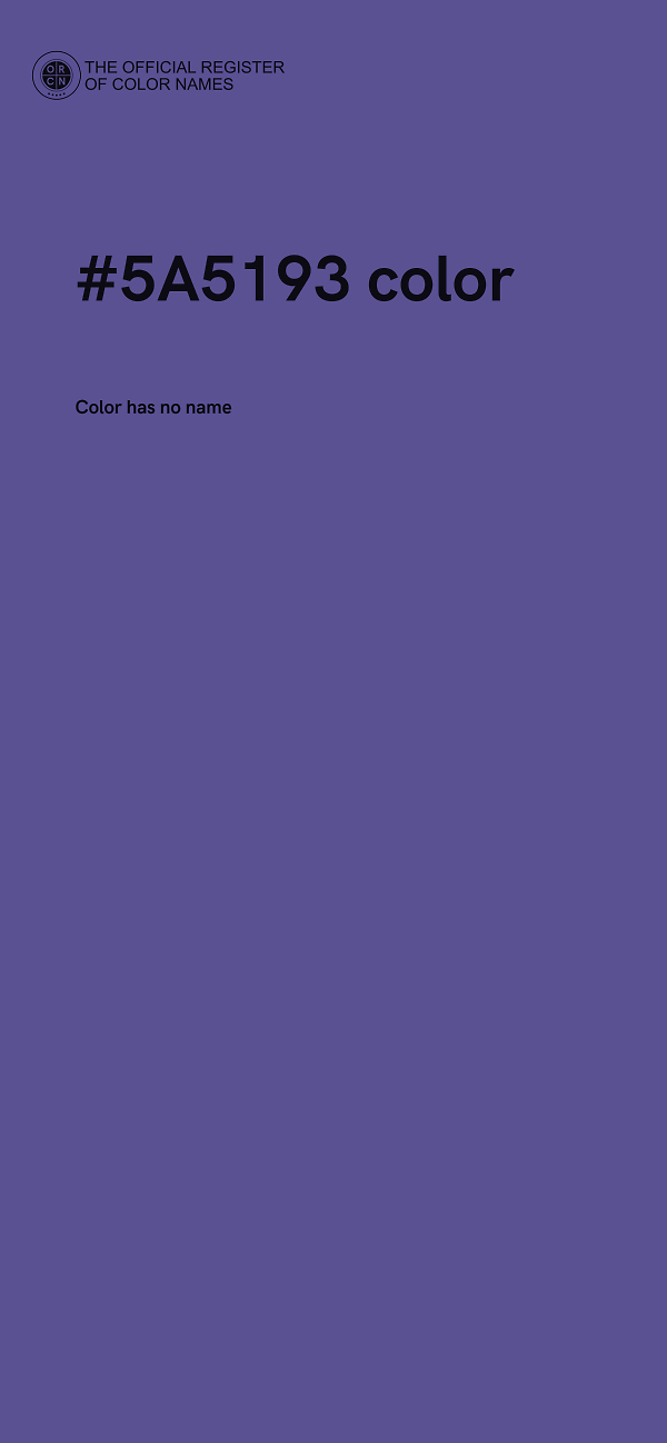 #5A5193 color image