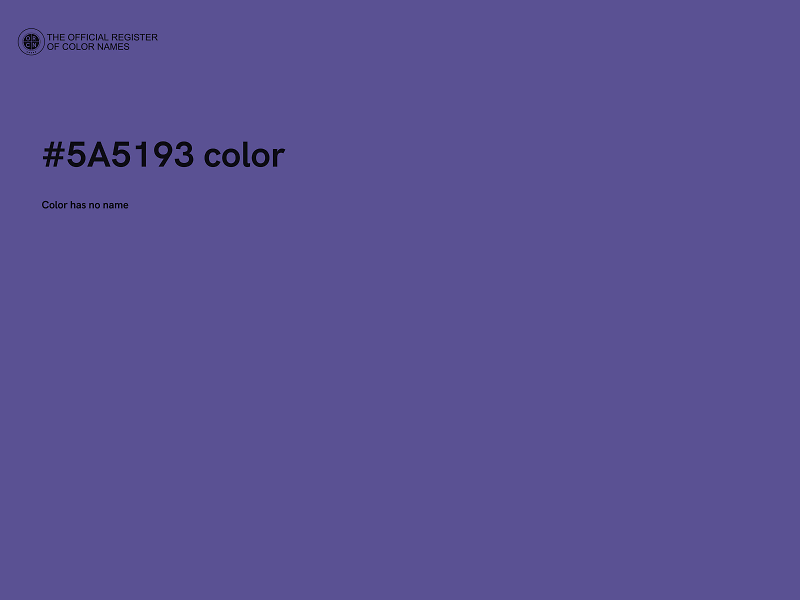 #5A5193 color image