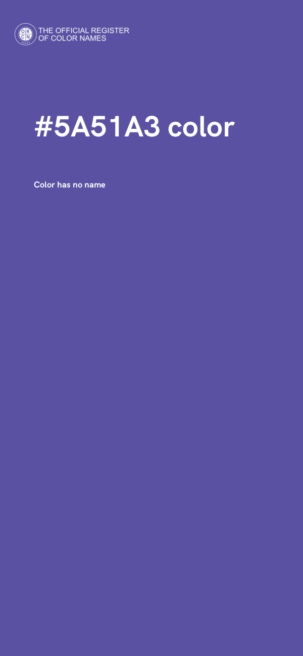 #5A51A3 color image