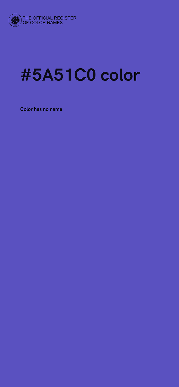 #5A51C0 color image