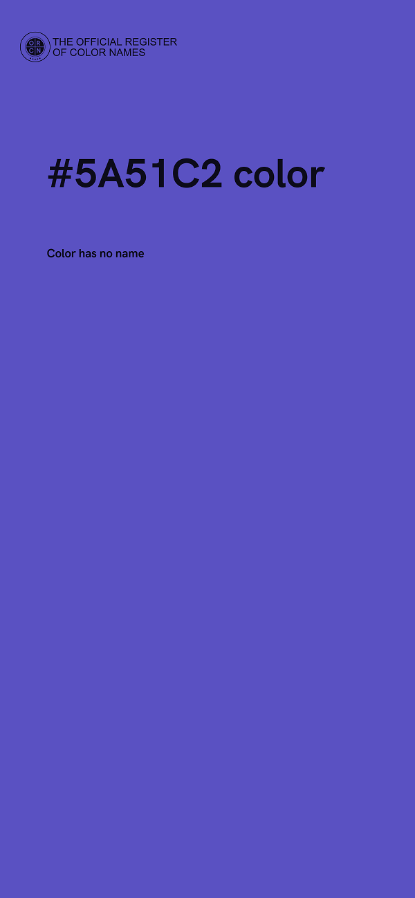 #5A51C2 color image
