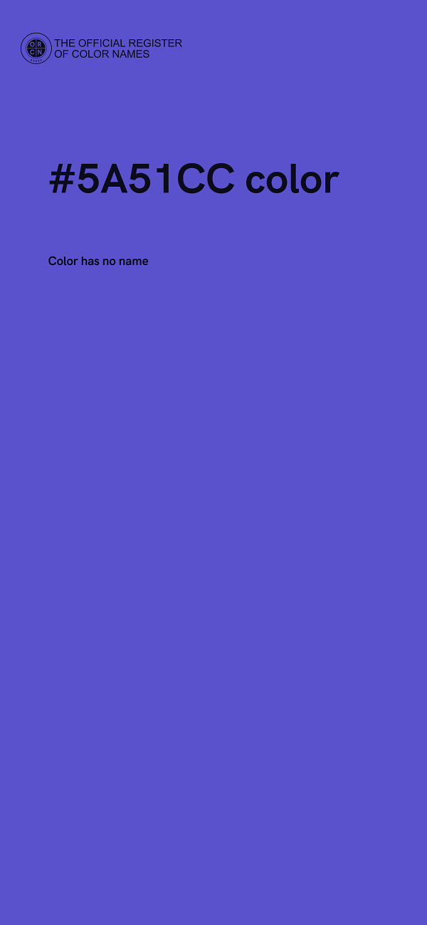 #5A51CC color image
