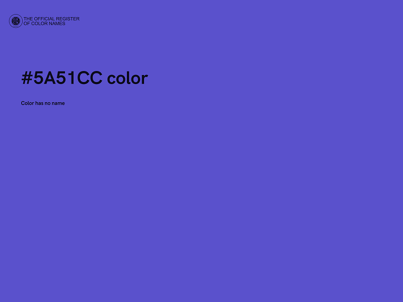 #5A51CC color image
