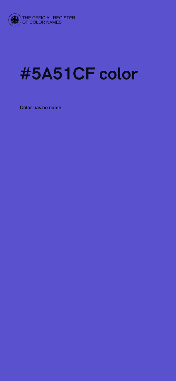 #5A51CF color image