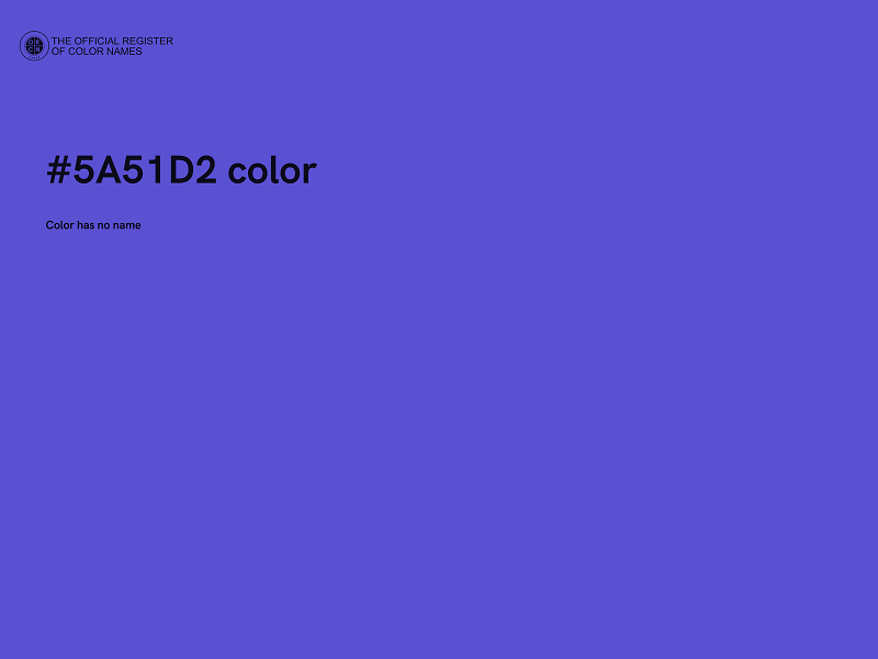 #5A51D2 color image