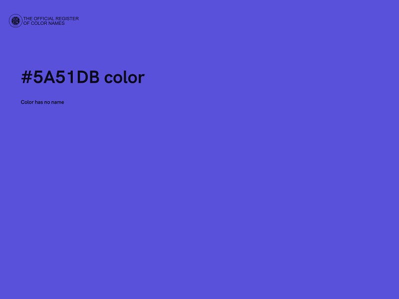 #5A51DB color image