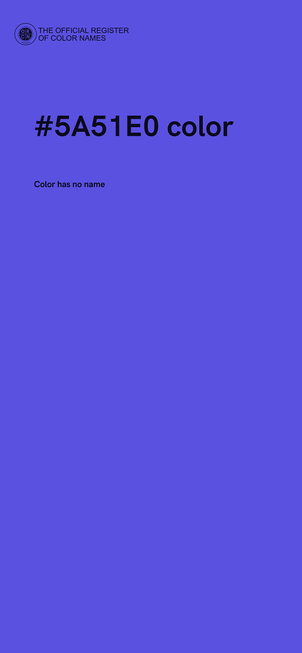 #5A51E0 color image