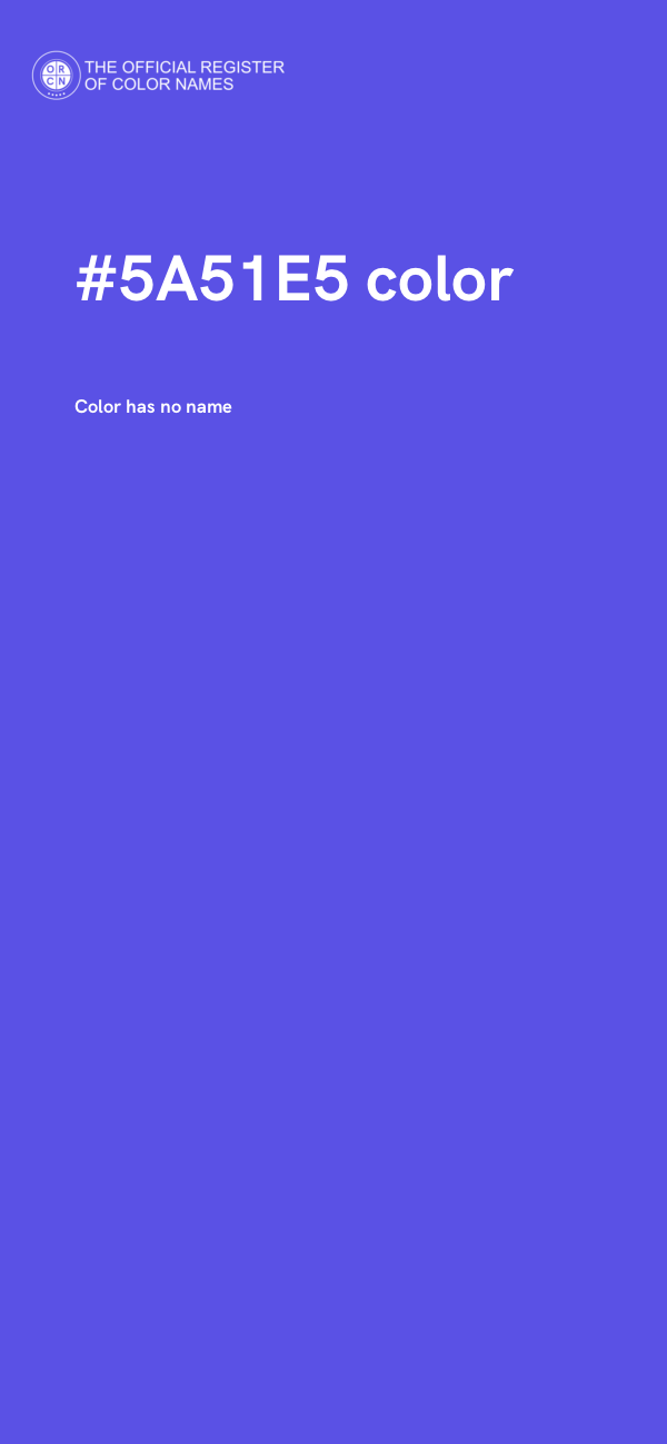 #5A51E5 color image