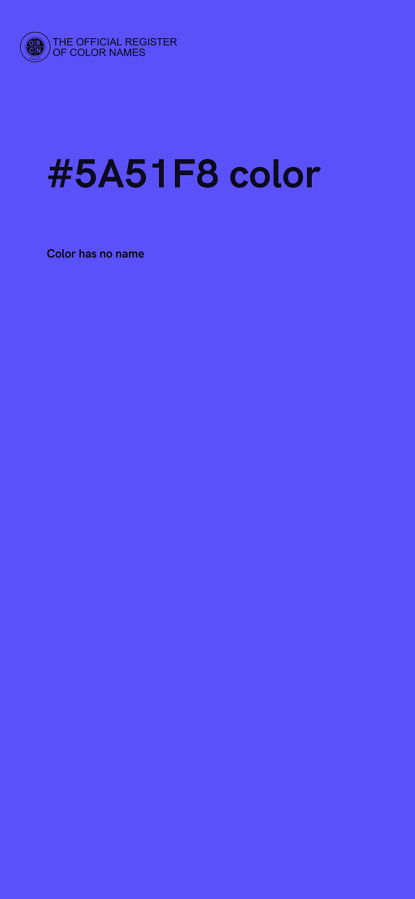 #5A51F8 color image