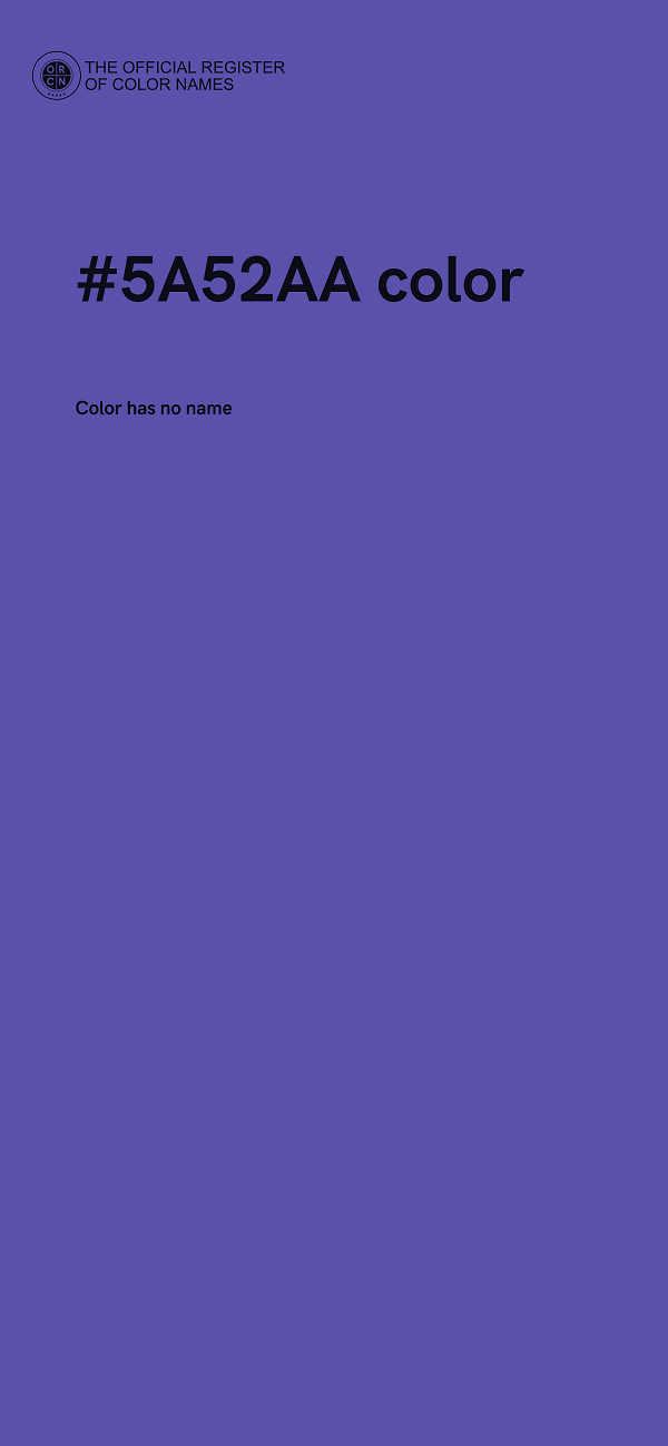 #5A52AA color image