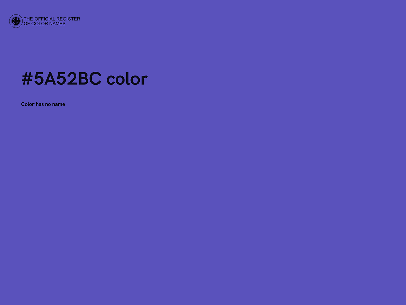 #5A52BC color image