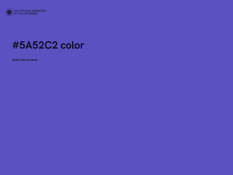 #5A52C2 color image