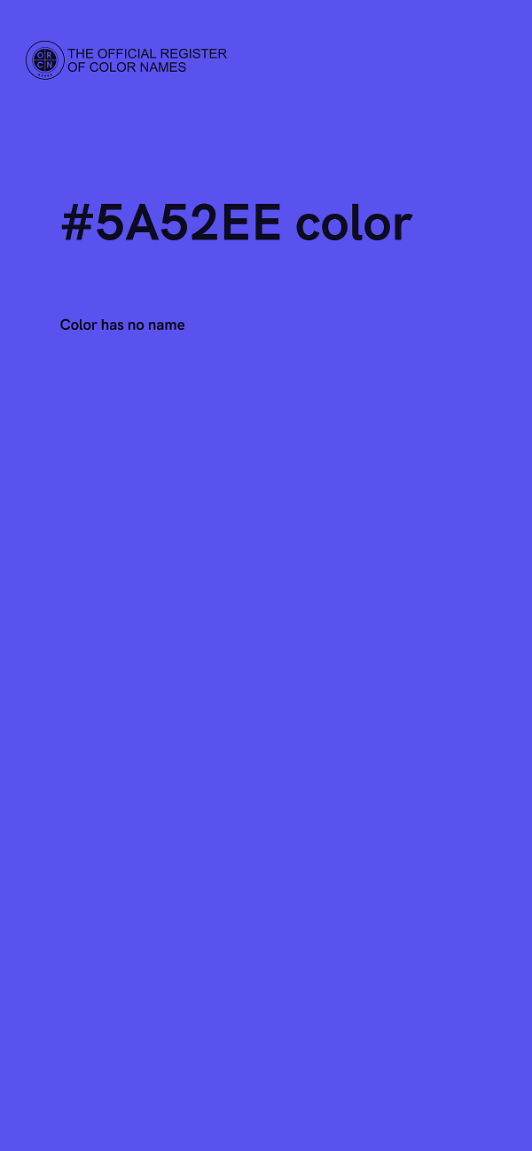 #5A52EE color image