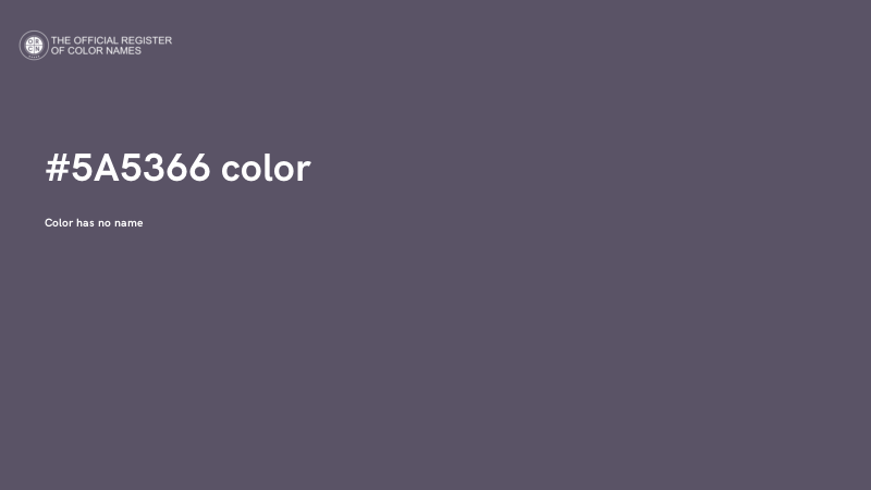 #5A5366 color image