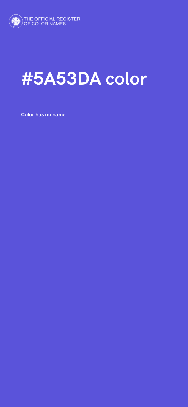 #5A53DA color image