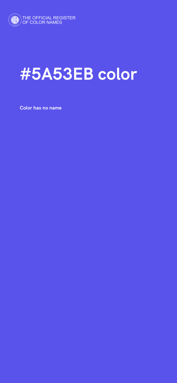 #5A53EB color image
