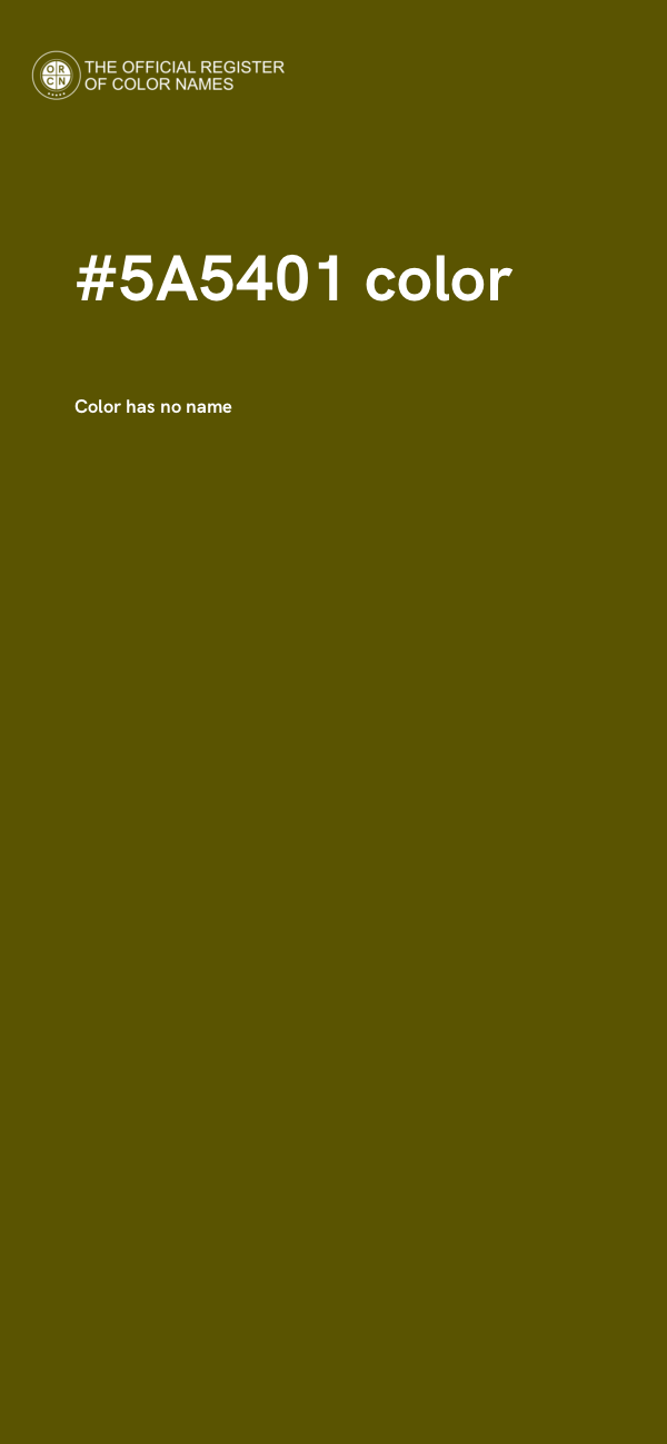 #5A5401 color image