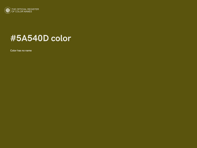 #5A540D color image