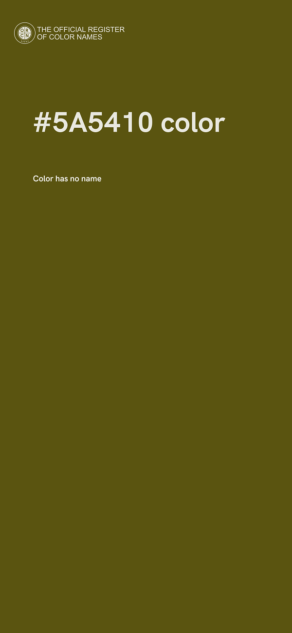 #5A5410 color image