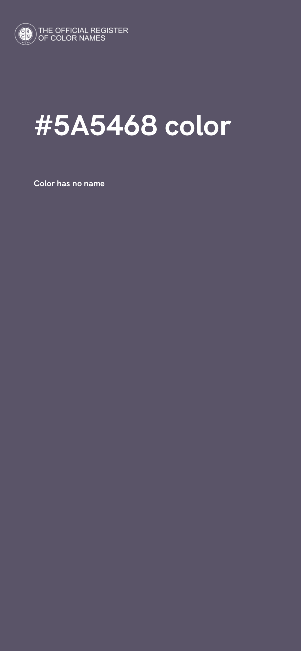 #5A5468 color image