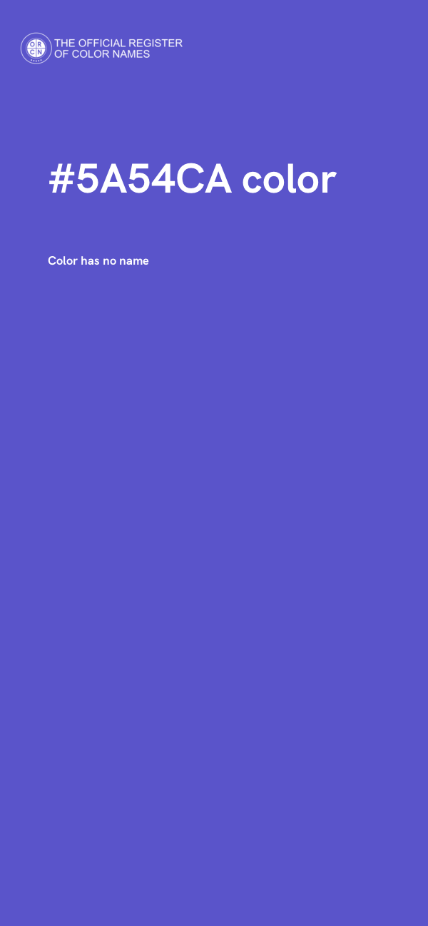 #5A54CA color image