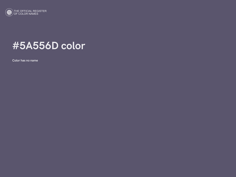 #5A556D color image