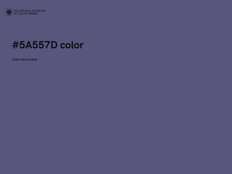 #5A557D color image